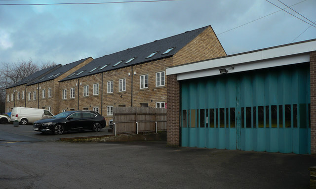 Houses on the site of the Fire Station, Brighouse