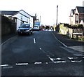 West along Orchard Street, Abergavenny