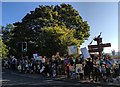 Environmental protest on Ashley Hill