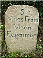 Old Milestone by the B3247, near Higher Tregantle farm