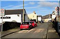 Start of the 20 zone at the southern end of Mount Street, Abergavenny