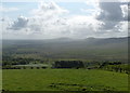 View east across the Preseli Hills