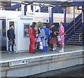 Scene on Gravesend station - 23rd December