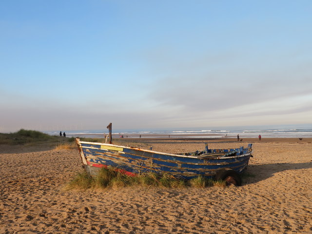 Old boat on the beach