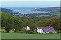 View north towards the estuary of the Afon Teifi