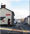 Southwest corner of the Station Hotel, 37 Brecon Road, Abergavenny