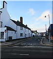 One-way Lion Street, Abergavenny