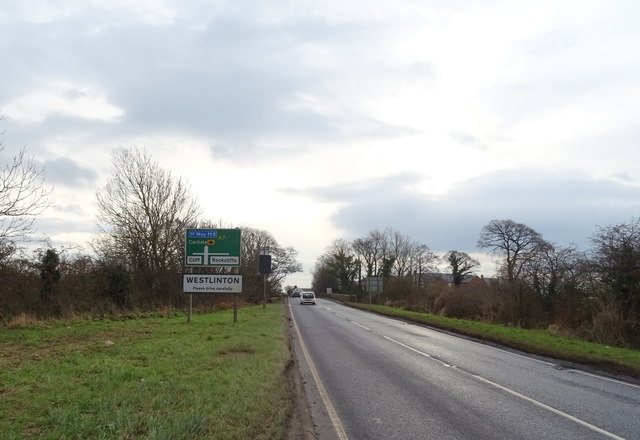 Entering Westlinton © JThomas cc-by-sa/2.0 :: Geograph Britain and Ireland