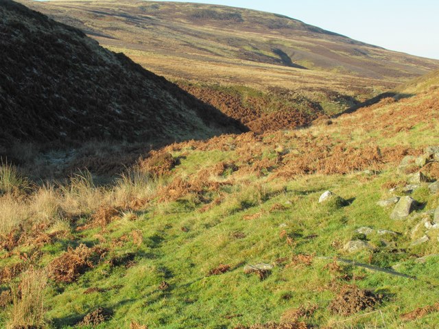 Scarlaw Cleugh burn going down to... © ian shiell cc-by-sa/2.0 ...