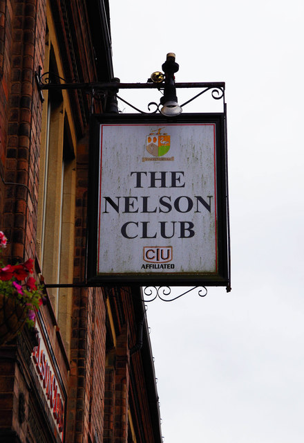 The Nelson Club (2) - sign, 21 Charles Street, Warwick
