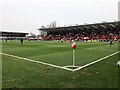 SK9770 : The pitch at Sincil Bank, Lincoln by Richard Humphrey