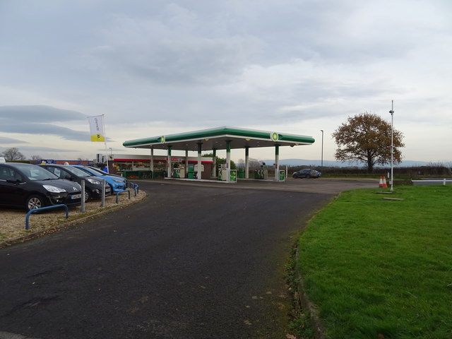 Service station on the B6264