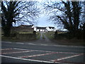 Farm entrance off Burley Hill north of Allestree