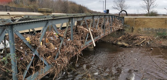 8 weeks after the storm, Brightside... © Chris Morgan cc-by-sa/2.0 ...