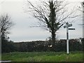 Signpost at Catmoor Cross