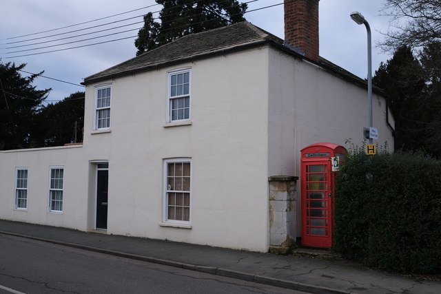 Cottage with former phone box