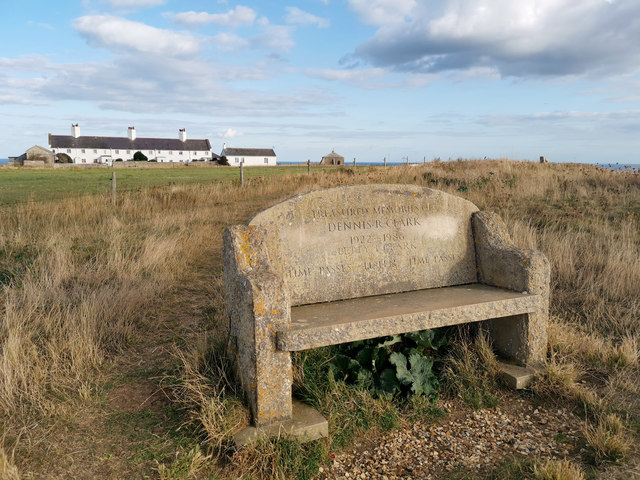 Memorial bench near St Aldhelm's Head, Worth Matravers