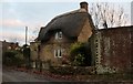 Thatched cottage on Wick Lane near Lacock