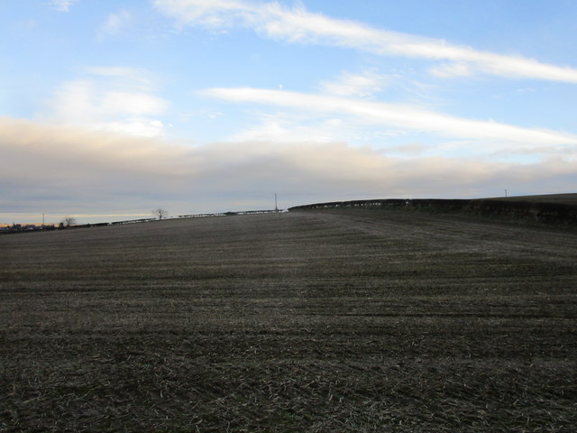 Stubble field near White Post © Jonathan Thacker cc-by-sa/2.0 ...