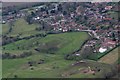 Motte and Bailey at Castle  Bytham: aerial 2020 (2)