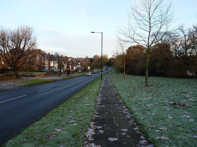 Northfield Road in Harborne