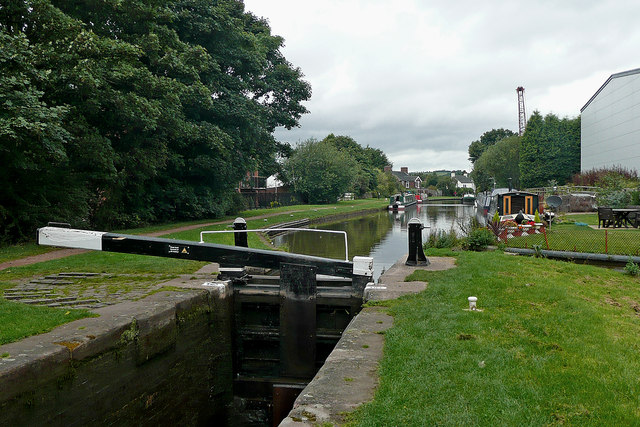Trent and Mersey Canal in Stone, Staffordshire