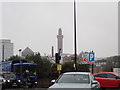 Strangeways Prison tower from Trinity Way