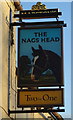 Sign for the Nags Head, Routh