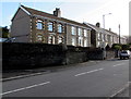 Stone houses on the east side of the A4109 Main Road, Crynant