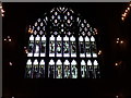 SJ8398 : Stained glass window, John Rylands Library by Eirian Evans