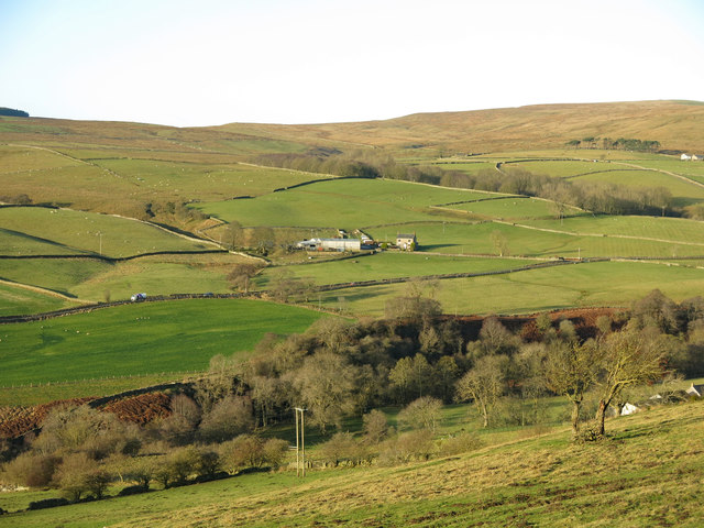 The lower Rookhope valley around Hole House (4)