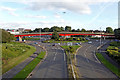 SJ8747 : Etruria Road interchange in Stoke-on-Trent by Roger  Kidd