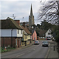 Saffron Walden: Bridge Street and the parish church