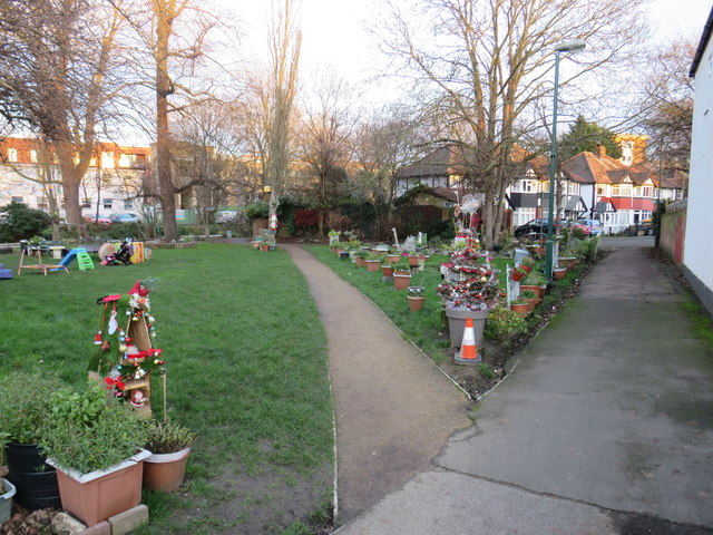 Community garden in Hackbridge