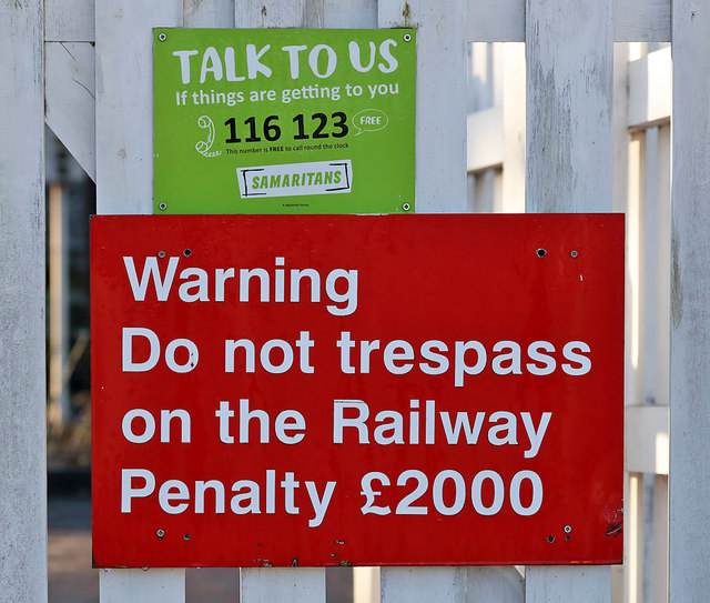 Signs at Berwick Railway Station