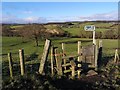 Footpath stile leading to Cliffe Farm