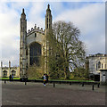 TL4458 : King's College Chapel in January by John Sutton