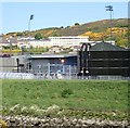 View across P?irc Esler GAA Stadium towards St Mary