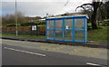 SN8007 : X8 bus stop and shelter, Dulais Road, Seven Sisters by Jaggery