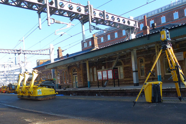 Track replacement equipment (2), Newport Station