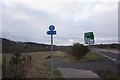 Cycle path leaves the A7