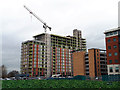 Construction on the site of the former YEP building, Leeds