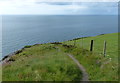 SN0542 : Pembrokeshire Coast Path at Foel Fach by Mat Fascione