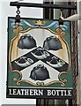 The Leathern Bottle Pub Sign in Farncombe, Surrey