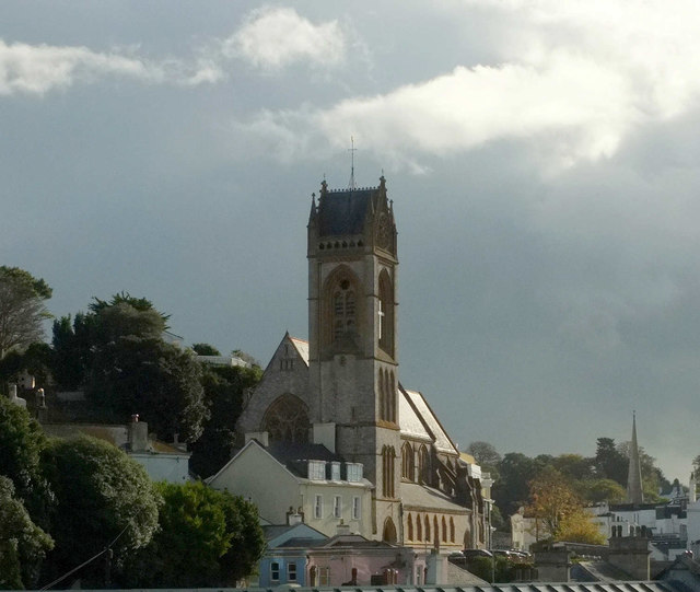 St John's Church, Torquay, from Rock Road