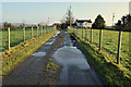 Water lying along Oughterard Road