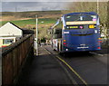 X8 bus on the A4109 Commercial Street, Seven Sisters