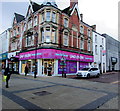 Card Centre on a town centre corner, Neath