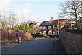 Footbridge over the railway at Heaton Chapel