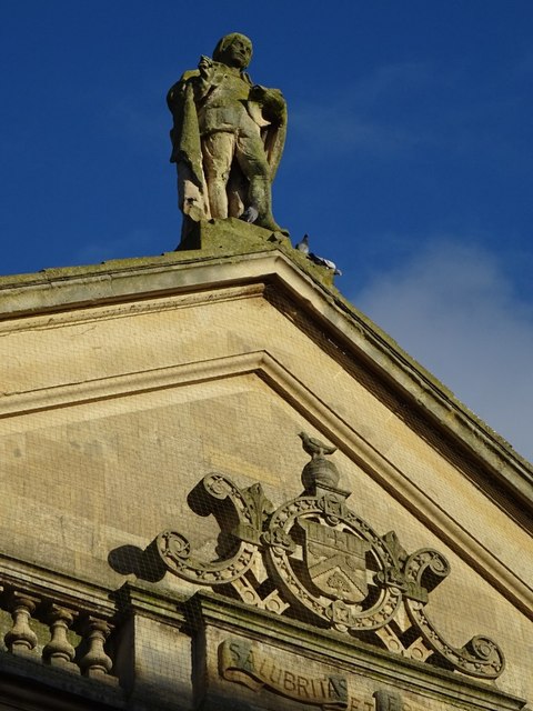 Shakespeare above Cheltenham Library